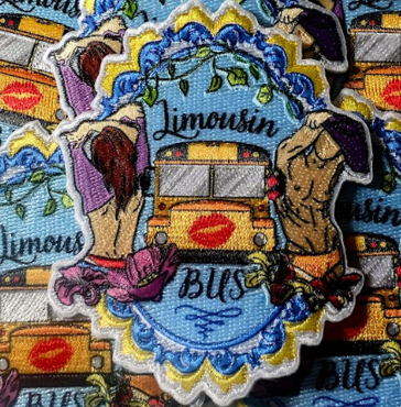 Ecusson brodé subimé AE Limousin Bus CustomizeFR